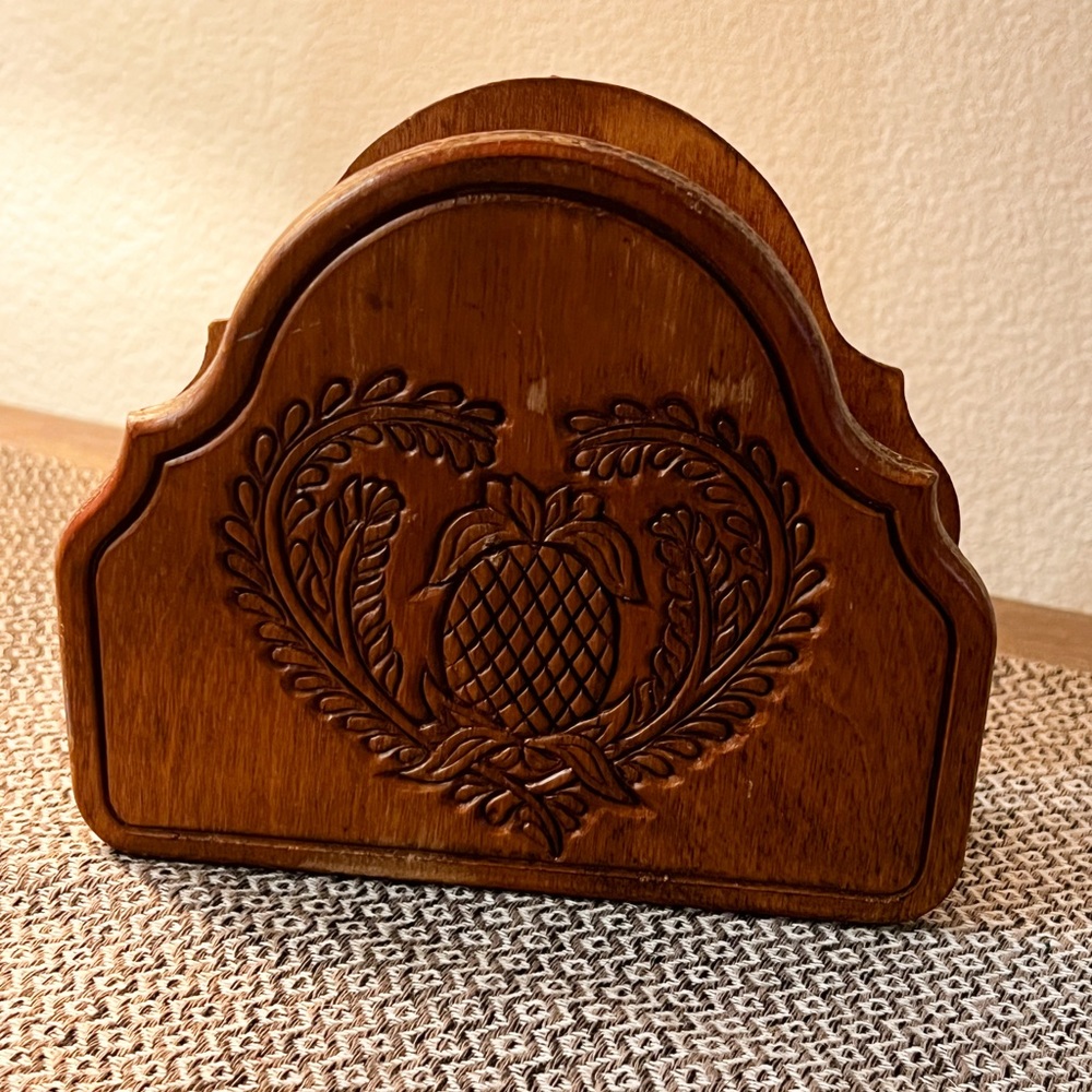 Wooden Napkin Holder